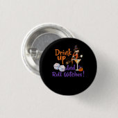 Bunco Halloween Drinup and Roll Hexen Dice Gam Button (Vorne & Hinten)
