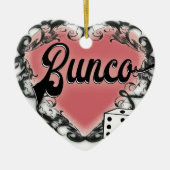 Bunco Herz Tätowierung Keramikornament (Vorne)