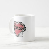 Bunco-Herz-Tattoo Kaffeetasse (Vorderseite Links)