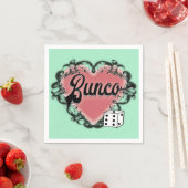 Bunco-Herz-Tattoo Serviette (Beispiel)