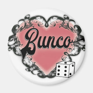 bunco Herztätowierung Magnet