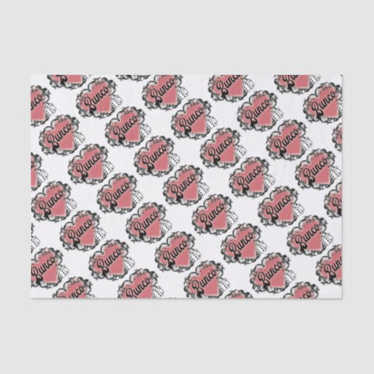 bunco Herztätowierung Seidenpapier (Vorderseite)