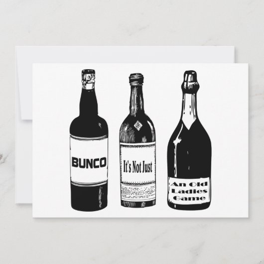 Bunco Invite Einladung (Vorderseite)