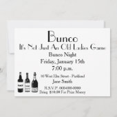 Bunco Invite Einladung (Rückseite)