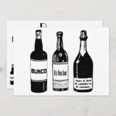 Bunco Invite Einladung (Vorne/Hinten)