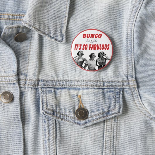 bunco ist es so fabelhaft button (Beispiel)