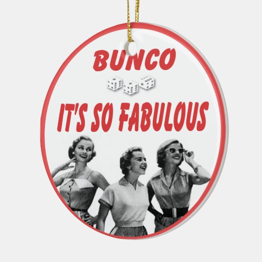 bunco ist es so fabelhaft keramikornament (Links)