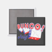 Bunco july magnet (Vorderseite/Rückseite)