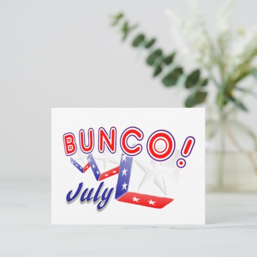 Bunco july postkarte (Stehend Vorderseite)