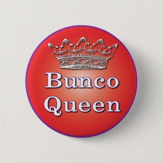 bunco Königinknopf Button (Vorderseite)