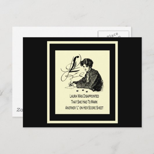 Bunco Loser Postkarte (Vorne/Hinten)