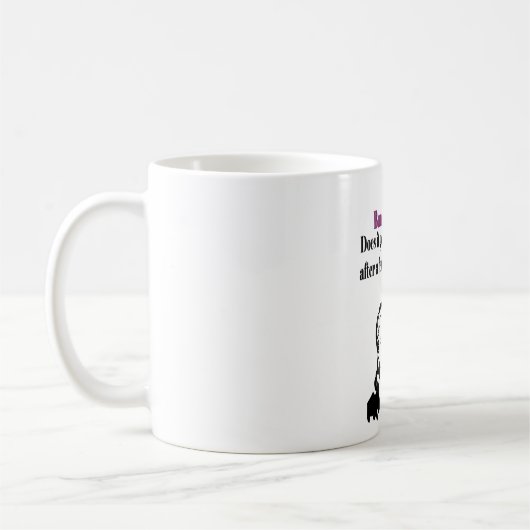 Bunco - lustiges Dilema Kaffeetasse (Links)