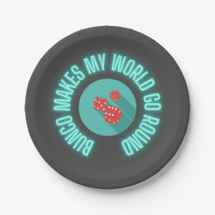 Bunco macht meine Welt zum Neon Pappteller