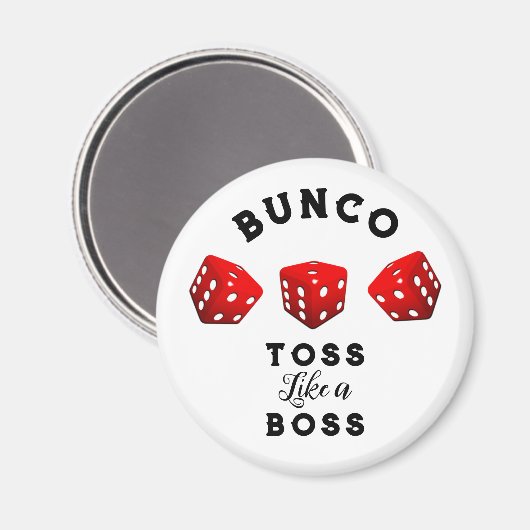 Bunco Magnet (Vorderseite/Rückseite)