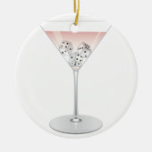 Bunco Martini Cocktail Keramik Ornament (Vorne)
