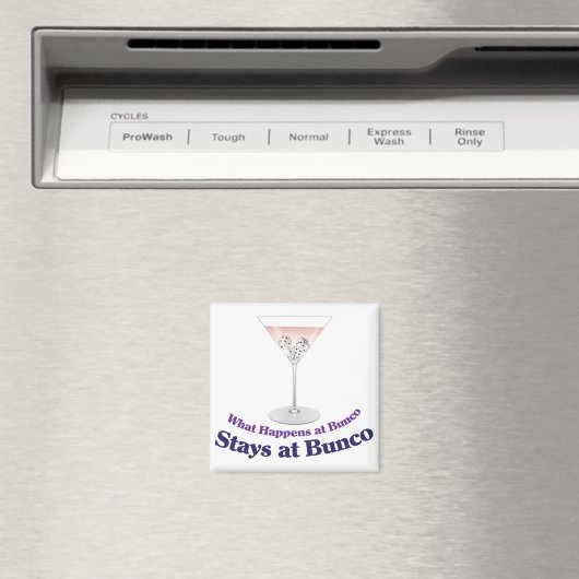 Bunco Martini Cocktail Magnet (In Situ (Geschirrspüler))