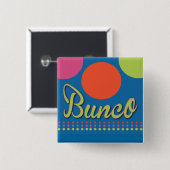 Bunco mit Punkt-Button Button (Vorne & Hinten)