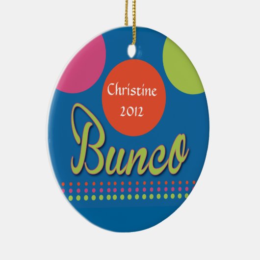 Bunco mit Punkt-Verzierung Keramik Ornament (Rechts)