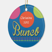 Bunco mit Punkt-Verzierung Keramik Ornament (Links)