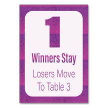 Bunco Moderner Lila Strip-Tisch