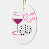 Bunco Nacht Keramik Ornament (Links)