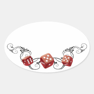 Bunco Name-Tag Ovaler Aufkleber