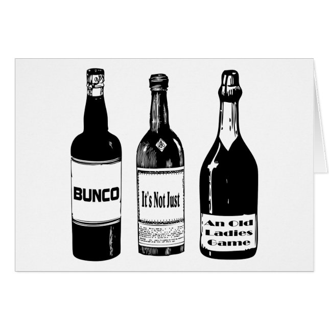 Bunco nicht gerade ein alte Damen-Spiel (Vorderseite (Horizontal))