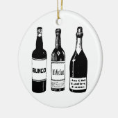 Bunco nicht gerade ein alte Damen-Spiel Keramik Ornament (Links)