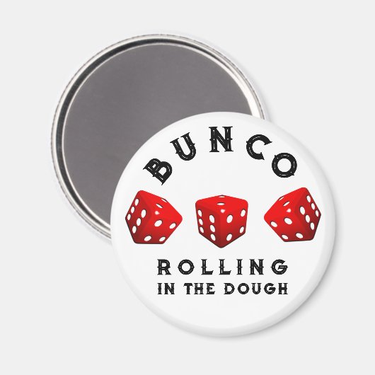Bunco Night Magnet (Vorderseite/Rückseite)