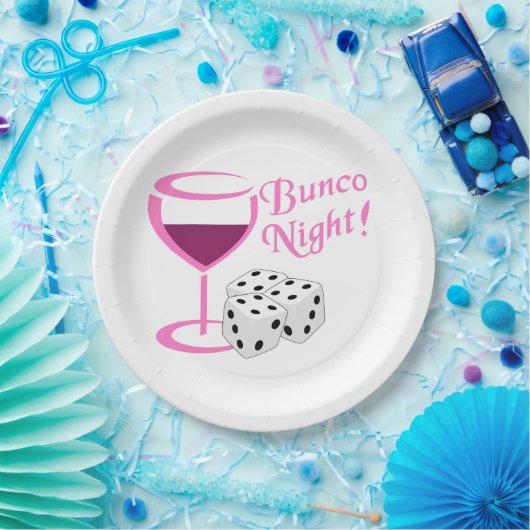 Bunco Night Pappteller (Party)