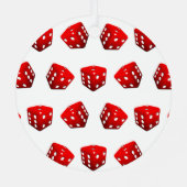 Bunco Night Player Ornament Aus Metall (Rückseite)