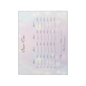 Bunco Night Sheet Notizblock (Rotiert)