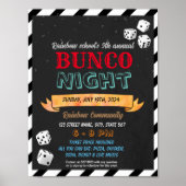 Bunco Night-Vorlage Poster (Vorne)