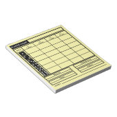 Bunco Notizblock (angewinkelt)