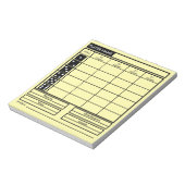 Bunco Notizblock (Rotiert)