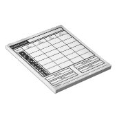 Bunco Notizblock (angewinkelt)