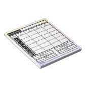 Bunco Notizblock (angewinkelt)