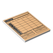 Bunco Notizblock (angewinkelt)