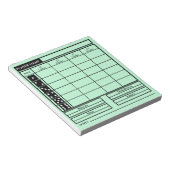 Bunco Notizblock (angewinkelt)