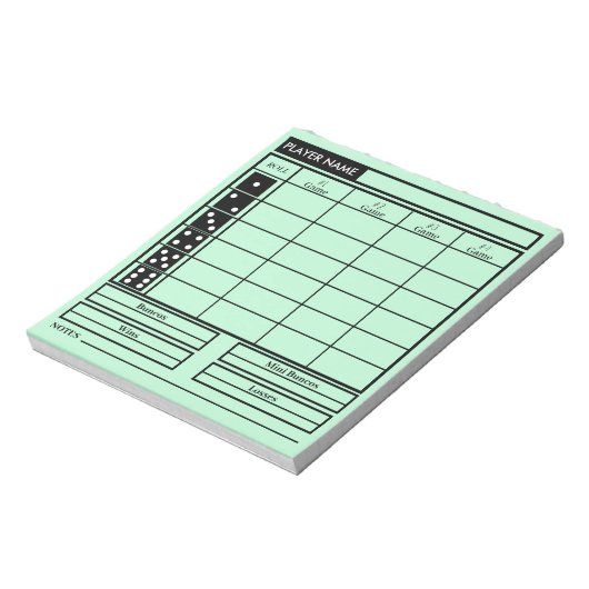 Bunco Notizblock (Rotiert)