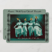 Bunco October Halloween Einladung (Vorne/Hinten)