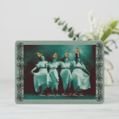 Bunco October Halloween Einladung (Stehend Vorderseite)