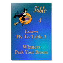 Bunco October Hexenpark Ihr Zimmer 4 Tabelle N Tischnummer