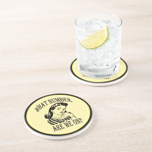 Bunco oder Bingo, welche Zahl wir auf #2 sind Getränkeuntersetzer (Seite)