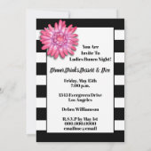 Bunco oder Bunko Girls Night Out Dice Game Party Einladung (Rückseite)