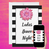 Bunco oder Bunko Girls Night Out Dice Game Party Einladung