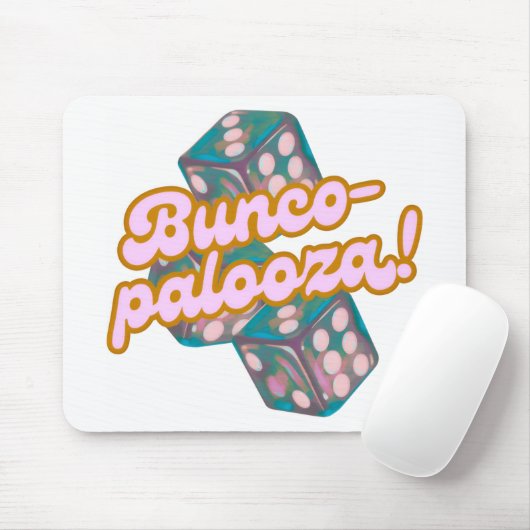 Bunco-palooza mouse pad mousepad (Mit Mouse)