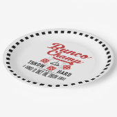 Bunco Papierplatte - Vintager Bunco Champion Pappteller (Schrägansicht)