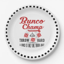 Bunco Papierplatte - Vintager Bunco Champion
