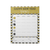 Bunco Party Game Score Karte Notizblock (Rotiert)